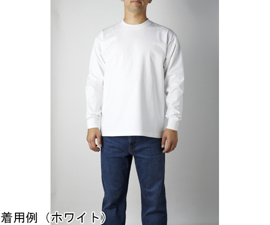 69-0433-66 USAコットンロングスリーブTシャツ ナチュラル L