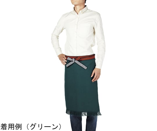 69-0442-88 帆前掛け キナリ フリー HMK213 【AXEL】 アズワン