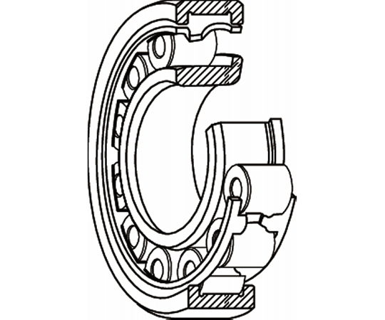 NSK NU1006 筒ころ軸受 外輪付き 3個セット 単列円筒ころ軸受 NSK(