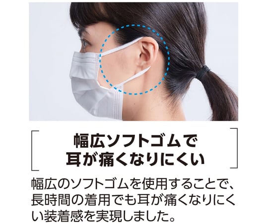 69-1243-72 プロレーンマスク リラックス ライラック 1箱（50枚入