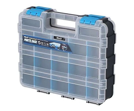 69-1244-21 両面 パーツケース ブルー PAME-706 サイズ：約幅320×奥行