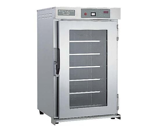 69-1822-46 遠赤外線温蔵庫 ビーフェポット NB-100EG2（ガラス扉