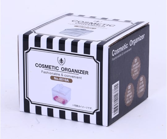 69-1893-37 PSコスメ収納 蓋つき小物入れ 1セット(6個入) 14381 【AXEL