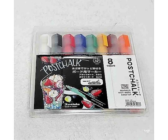 69-2901-07 ZIG POSTCHALK MARKER WET-WIPE 6MM TIP/BASIC・8V 【AXEL