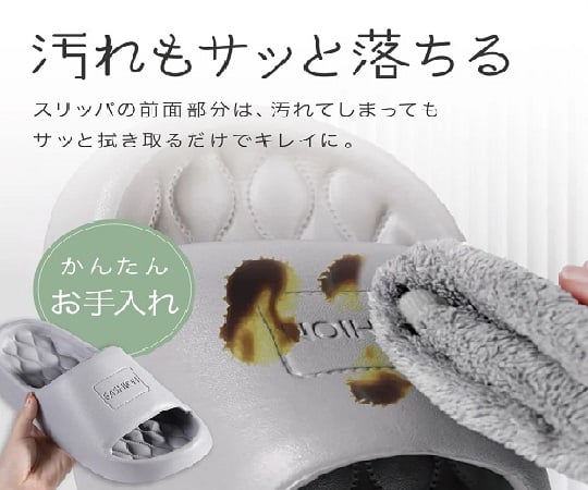 69-3003-55 クッション性のある軽量スリッパ ブラック 28～29cm TR