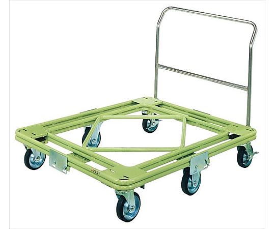 取扱を終了した商品です］69-3069-53 樹脂パレット台車（樹脂パレット