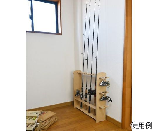 美品‼️釣りラック 第一精工 33195 MSロッドラック 45セパレート ホワイト 竿立て