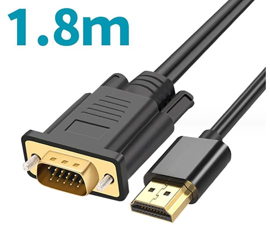 69-3106-26 HDMI-VGA変換ケーブル 1.8m TR-HDA009-1.8 【AXEL】 アズワン