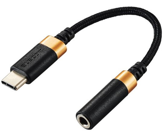 69-3108-68 音声変換ケーブル 高耐久 USB Type-C to 3.5mmステレオミニ