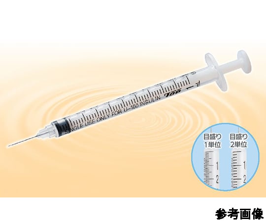 69-3129-22 シリンジ MV インスリン用 1mL 27G×13mm 1単位 1箱(84本入