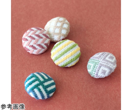 69-3144-33 こぎん刺しキット くるみボタンキット [まほろば