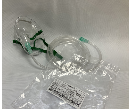 69-3852-87 中濃度酸素マスク 成人用 1ケース（25個×8箱入
