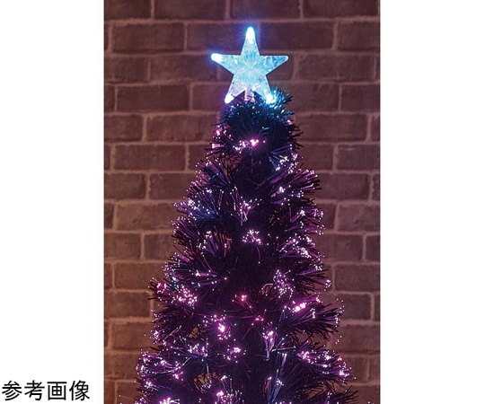 ブラックファイバークリスマスツリー 高さ210×幅100cm　48-31-1-4