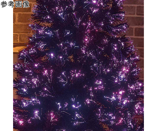 ブラックファイバークリスマスツリー 高さ210×幅100cm　48-31-1-4