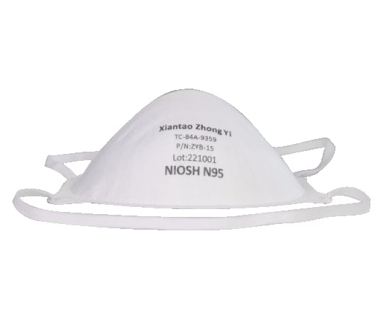 69-4645-75 NIOSH認証 N95マスク（カップ型・ソフトフィット）1箱（20