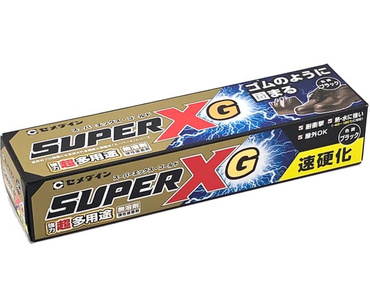 セメダイン　スーパーx ブラック　333ml 10本入り 多用途接着剤 スーパーX(クリア・ホワイト・ブラック) セメダイン 弾性