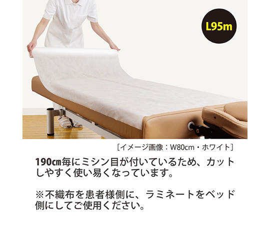 69-4736-27 しっかり厚手 大きめ防水シーツ（使い切りタイプ・50回分