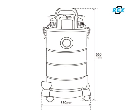 スタンレー　バキュームクリーナー　30L 69-4753-34 乾湿両用バキュームクリーナー30L RXC25-30L 【AXEL】 アズワン