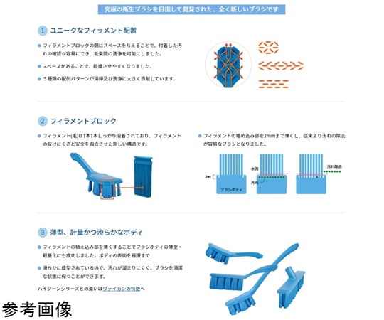 69-4763-46 USTデッキブラシ グリーン 7064 【AXEL】 アズワン