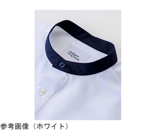 ユニセックスバンドカラーシャツ ホワイト L　BKB4506-15-L