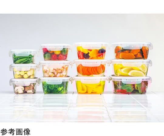 69-5487-32 保存容器 900ml スマートフラップ＆ロックス 角型 L