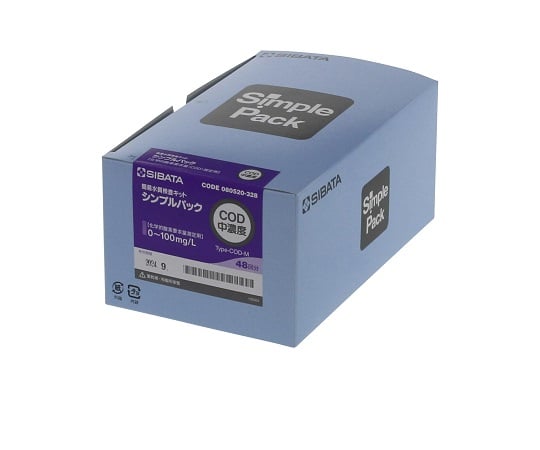 69-5829-95 簡易水質検査キット （シンプルパック （R）） COD 中濃度1