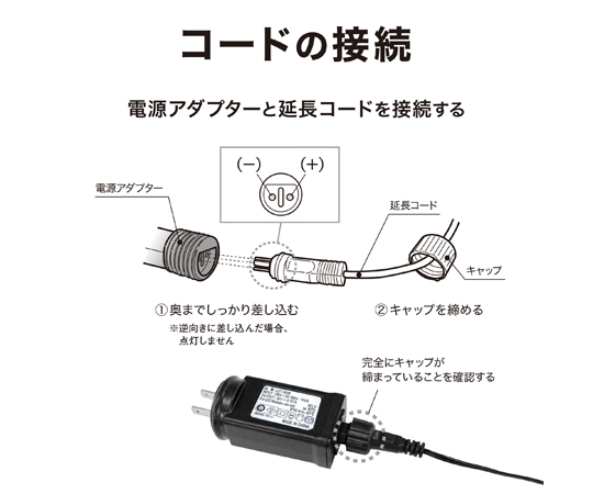 ローボルト LEDストレート 100球 アイスブルー　LGT-100IB