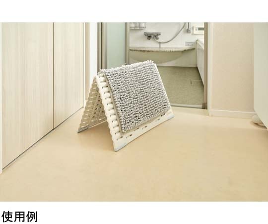 SUSU 抗菌ストロングWバスマットEC グレー 40×60cm　