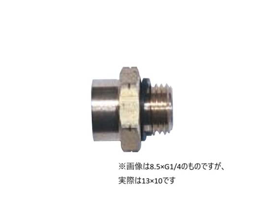 69-5854-97 異径金具 10×G1/4 #649184 【AXEL】 アズワン