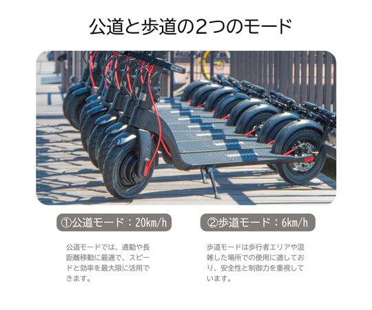 69-6028-68 特定小型原付電動キックボード 36V 35km AINOHOT-S07