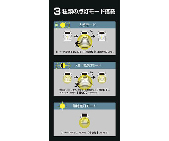 69-6029-16 モーションセンサー付照明バルブスター1灯 30875