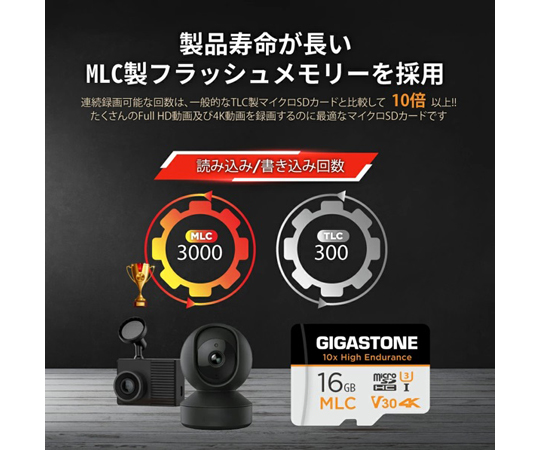 69-6183-83 マイクロSDカード 16GB ドライブレコーダー・監視