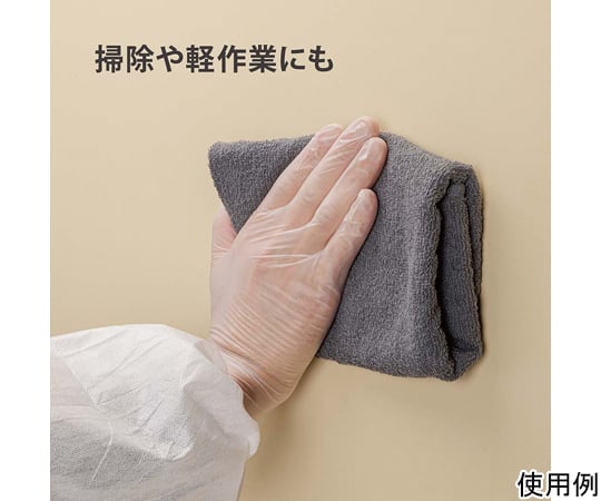 69-6283-62 クラスⅠ医療用プラスチック（PVC）グローブ S 100枚×10箱