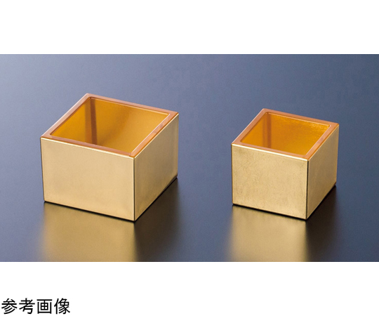 金箔貼りクリア枡（3勺）　26990