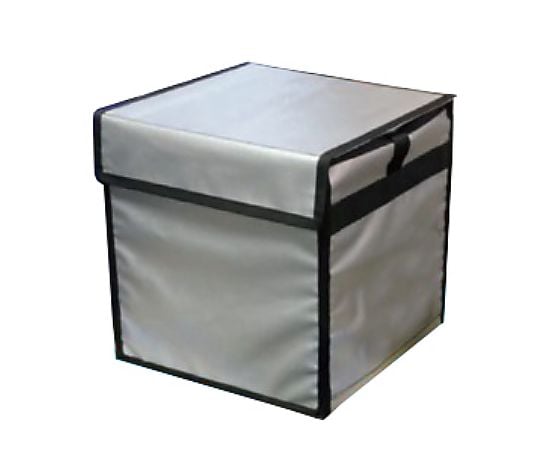 69-6409-44 ドライアイス輸送用保冷BOX 20kg用 シルバー DIB20SV-1