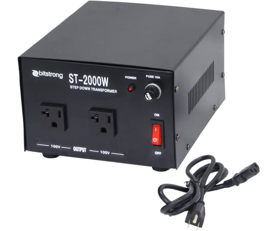 bitstrong 変圧器 100V→220V BS-PW-JST2000E Amazon | bitstrong 変圧器 100V→220V BS-PW-JST2000E（2000VA