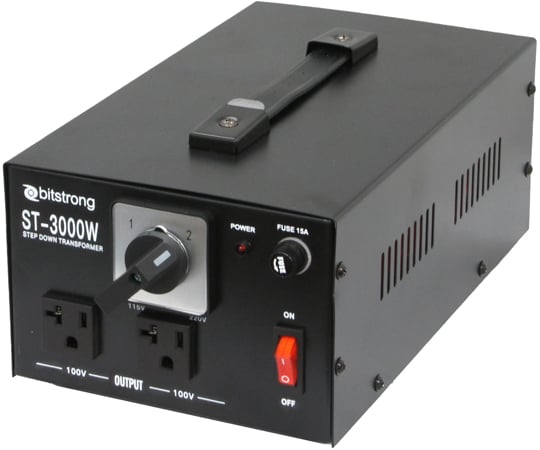 降圧専用変圧器 ダウントランス 115、220V→100V変圧器 BS-PW