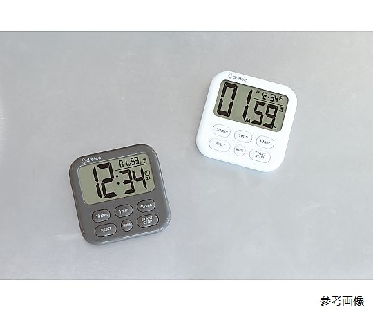 69-7227-22 大画面タイマー「シャボン6 デュオ」 ホワイト T