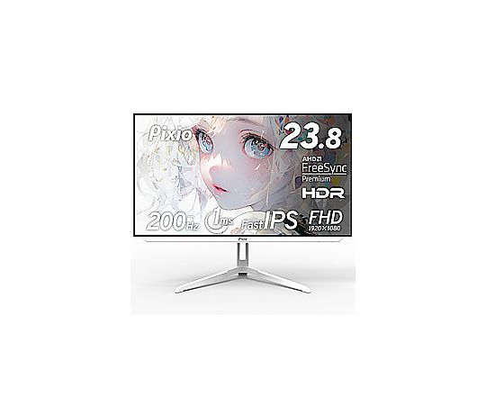 69-7307-65 PX248WAVEW-O ゲーミングモニター PX248 Wave ホワイト