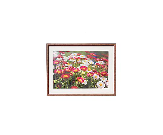 69-7454-94 木製額縁_M21_ワイド4切_ブラウン M21_ﾜｲﾄﾞ4ｷﾞﾘ_
