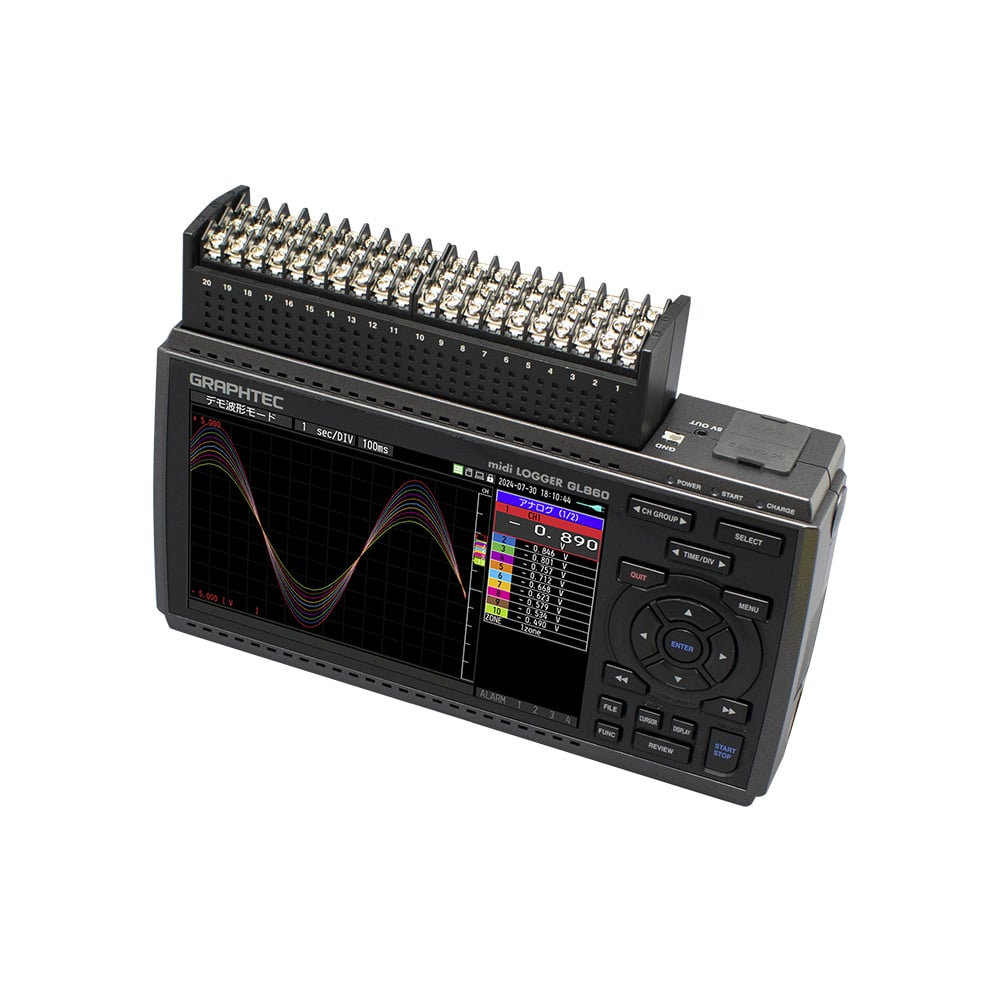 69-7682-17 データロガー本体と20ch高耐圧高精度ネジ端子のセット