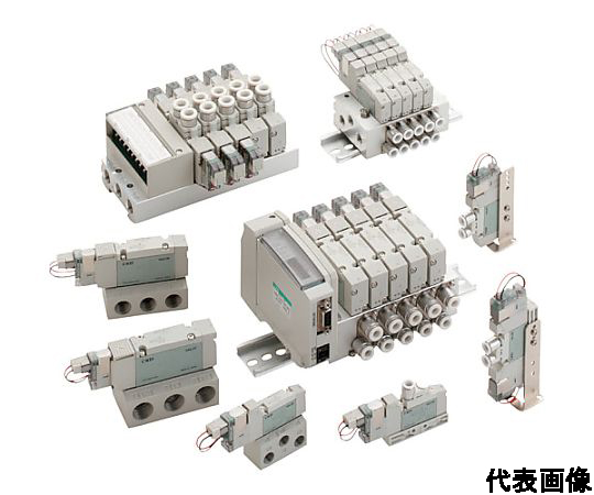 パイロット式5ポート弁 ベース配管