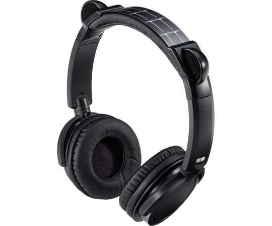 69-8254-97 ソーラー充電式ヘッドフォン型集音器「Estus（エスタス