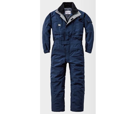 防寒つなぎ服 チャコールグレー 4Lサイズ 山田辰 700-G2-4L (67-2348-59)