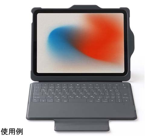 69-8446-21 iPad10世代用キーボード付き保護ケース PTA-IPD10KC-GY/1Y