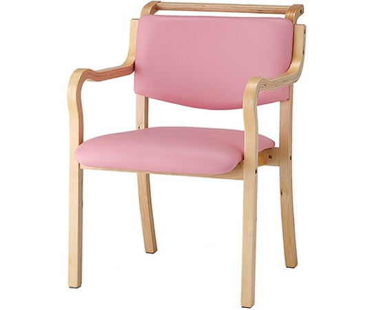 取扱を終了した商品です］69-8550-93 手掛け付きチェア ピンク TKC