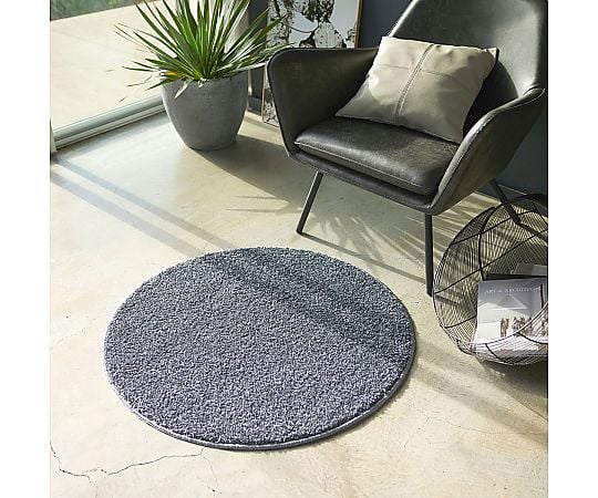 上品58×90ペールグレー　ブルー　密仕上がりメダリオン　トルコヴィンテージラグ トライバル メダリオン柄 ヴィンテージ風 オリエンタル フリンジ