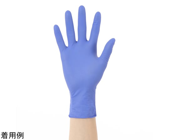 69-8558-16 HDニトリル手袋超厚手L ダークブルー 100枚入 TF-620