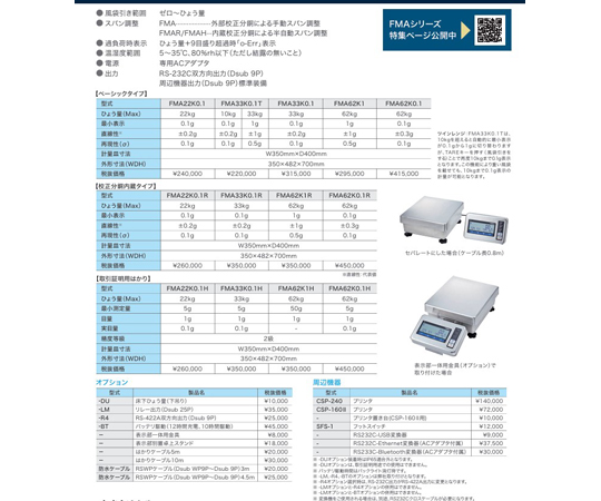 69-8558-77 高精度電子台はかり 校正分銅内蔵タイプ ひょう量