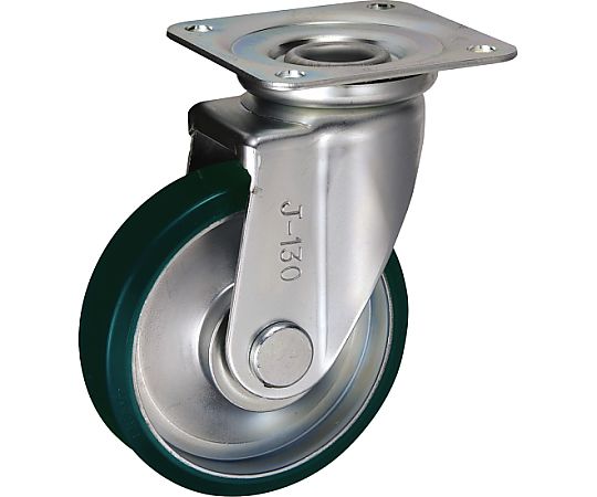 69-8802-12 中荷重用キャスター 旋回キャスター J 鋼板製ゴム 150mm SJ